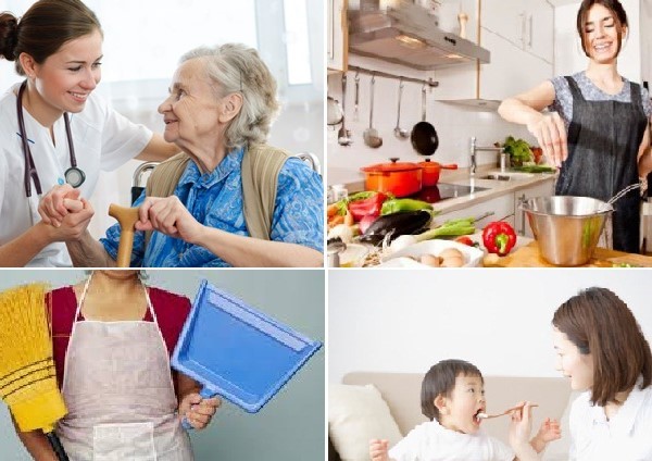 Người giúp việc (tiếng Anh: domestic worker) là từ để chỉ những người được các gia đình hay cá nhân thuê làm các việc nhà như nấu ăn, lau dọn, làm vườn